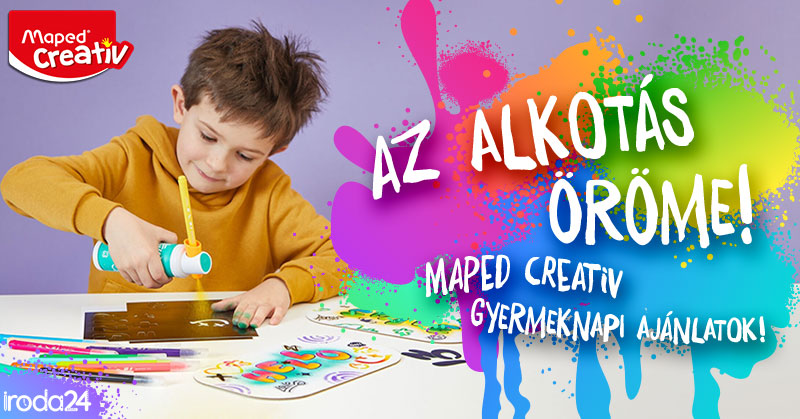 Akció - Az alkotás öröme! - MAPED CREATIV Gyermeknapi ajánlatok!