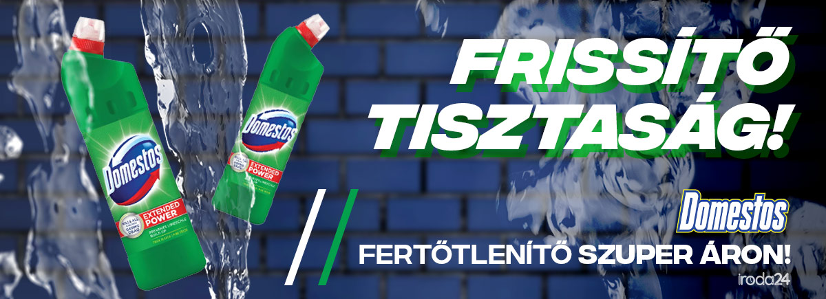 Frissítő tisztaság! Domestos fertőtlenítő szuper áron!