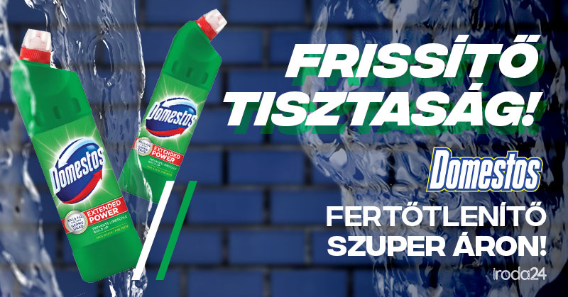 Frissítő tisztaság! Domestos fertőtlenítő szuper áron!