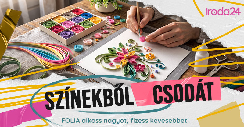 Akció - Színekből csodát - FOLIA termékek szuper áron!