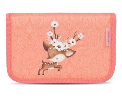 Tolltartó, klapnis, cipzáras, BELMIL "Cute Doe", barackszín, őzike