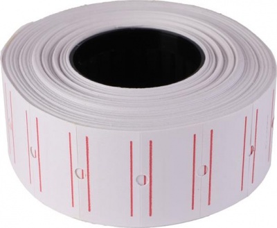 Árazószalag, 21x12 mm, "Motex", csíkos