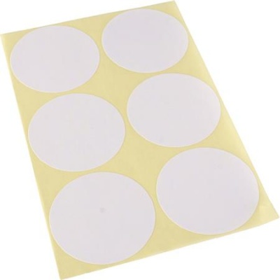 Etikett, köralakú, 50 mm átmérő, 60 etikett/csomag