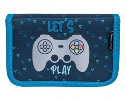 Tolltartó, klapnis, cipzáras, BELMIL "Next Level", kék, kontroller