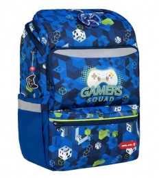 Iskolatáska, cipzáras, BELMIL "Zippy Gamer Squad", gamer