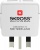Adapter, Egyesült Királyságba utazóknak, USB, földelt, SKROSS