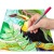 Ecsetirón készlet, STAEDTLER "Pigment brush 371", 36 különböző szín