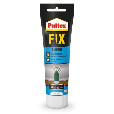 HENKEL Pattex Super Fix építési ragasztó, 50 g, tubusos, fehér